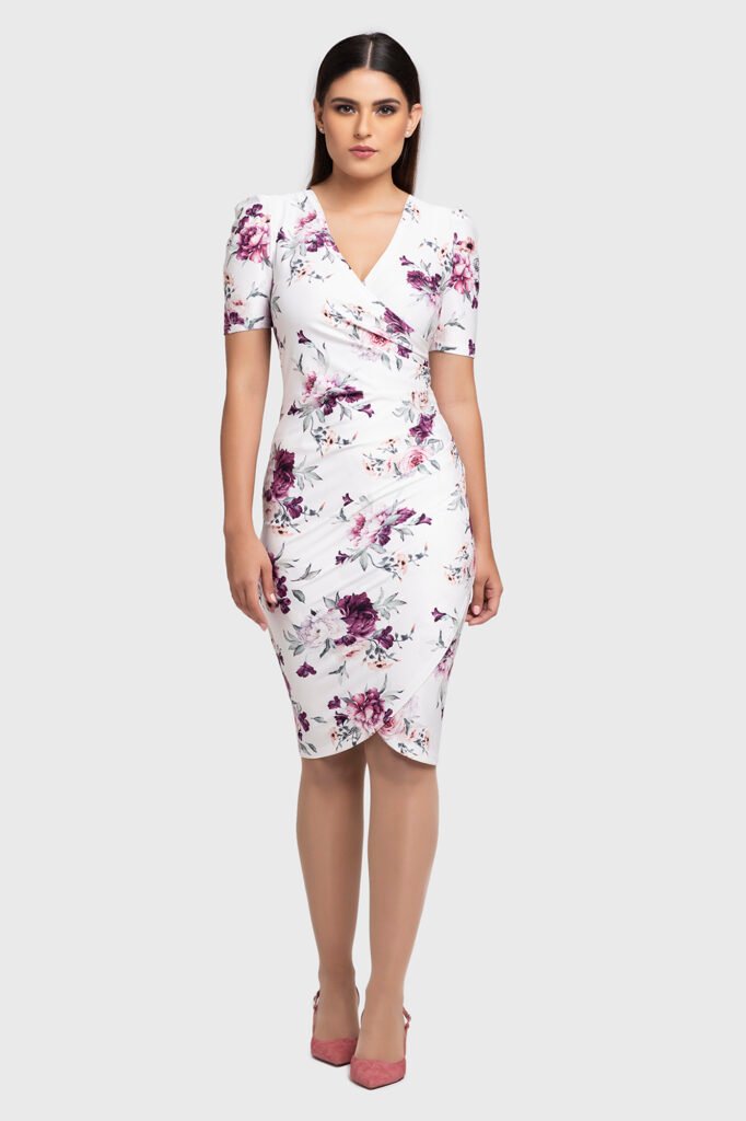 Tulip Flower Dress - Office To Occasion Dress For Women - LBV Fashion