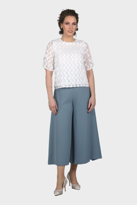 Half Moon Chiffon Blouse
