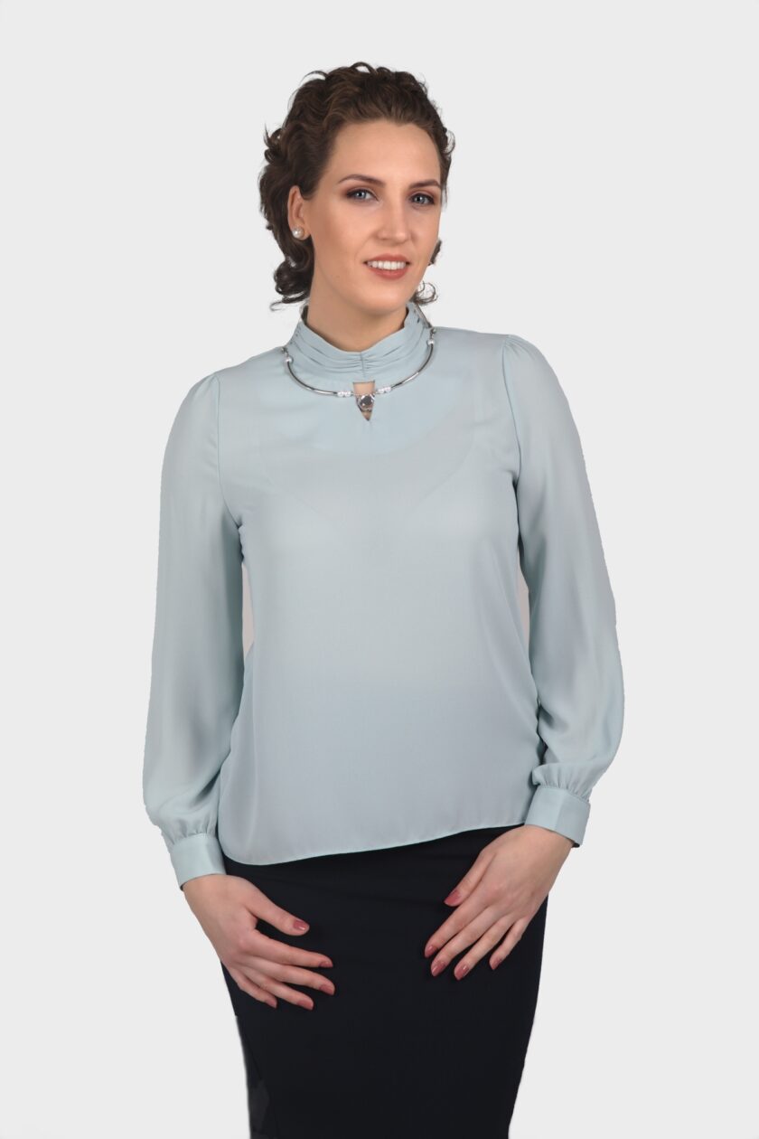 Luxury Bold Necklace Blouse