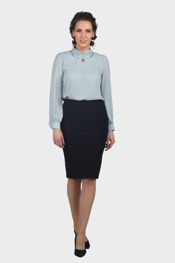 Luxury Bold Necklace Blouse - Image 4