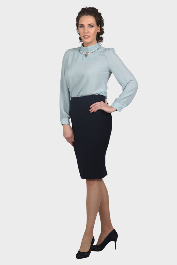 Luxury Bold Necklace Blouse - Image 6