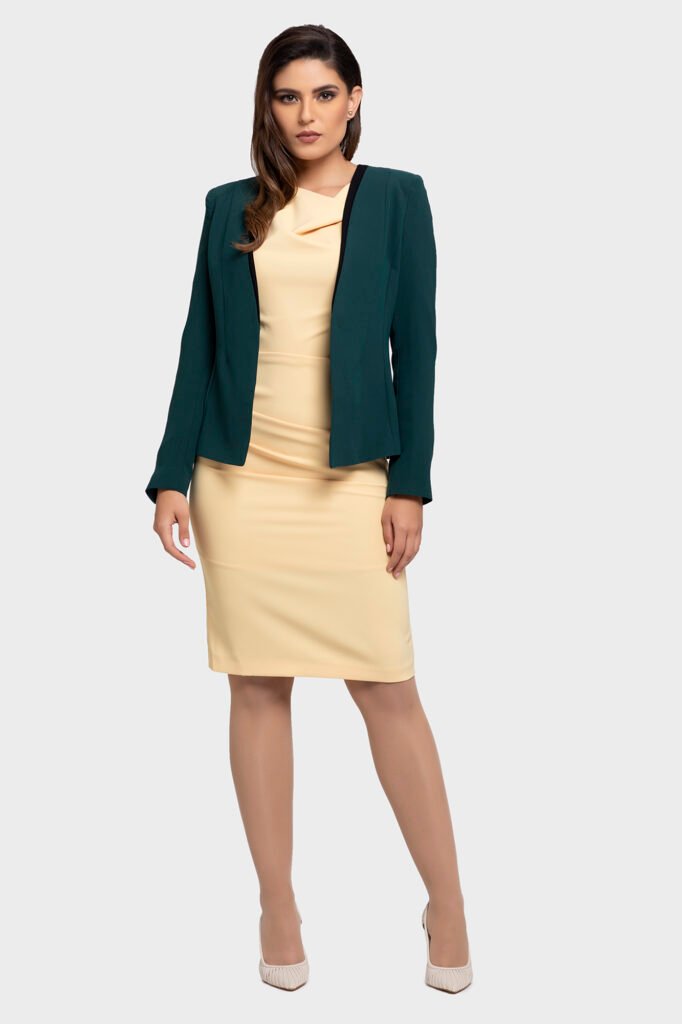 green nokara jacket for women - lbv fashion