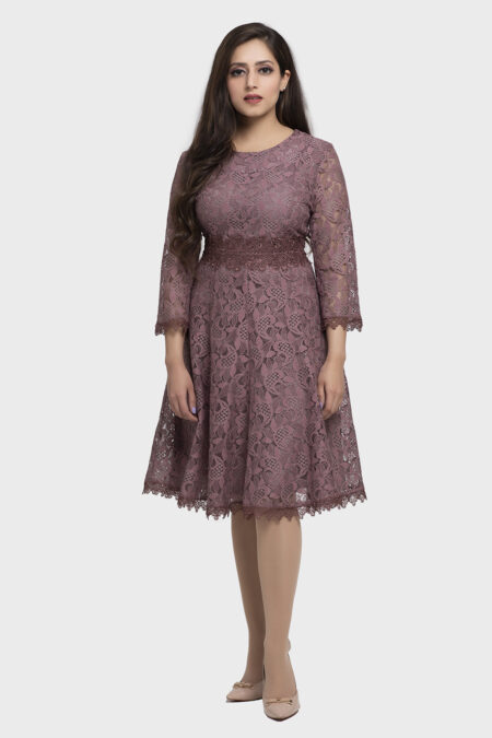 Grace Lace Flare Dress