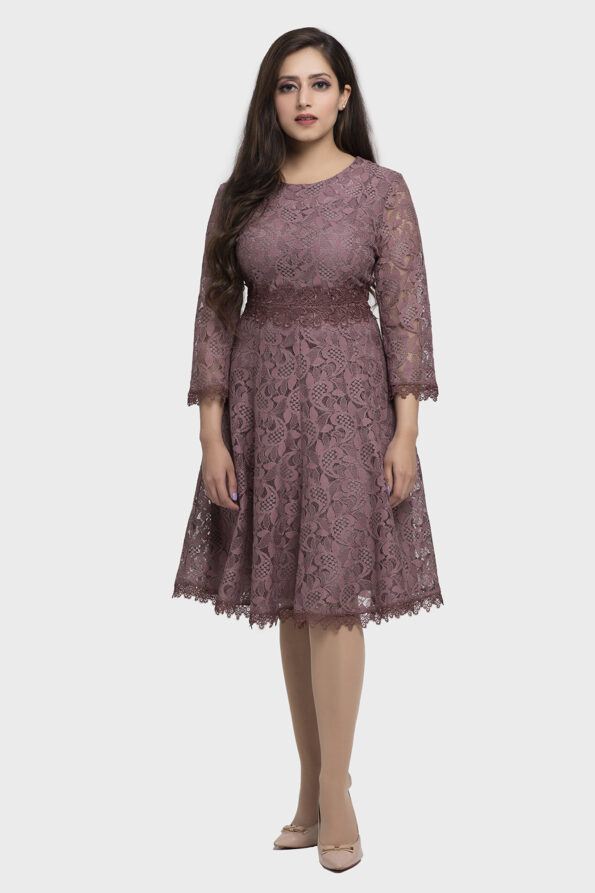 Grace Lace Flare Dress