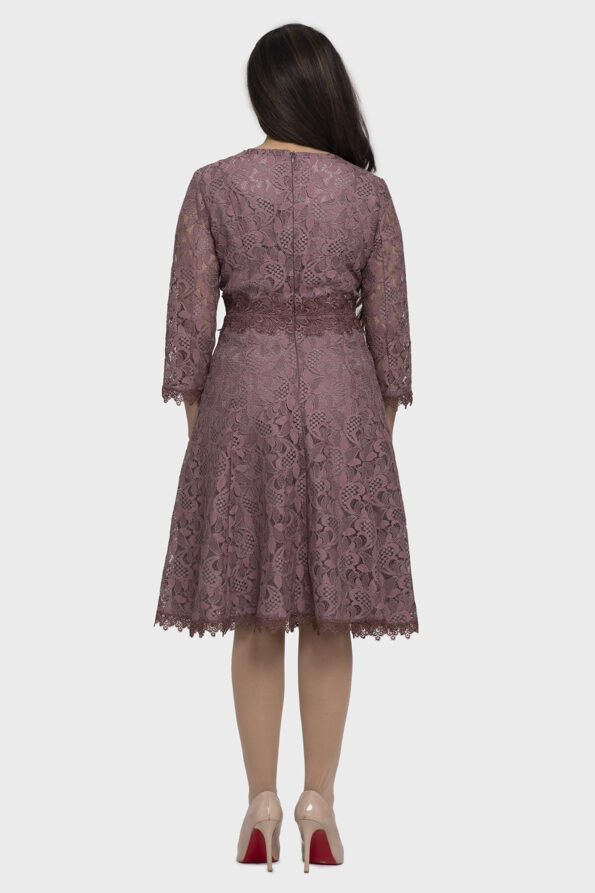Grace Lace Flare Dress - Image 6